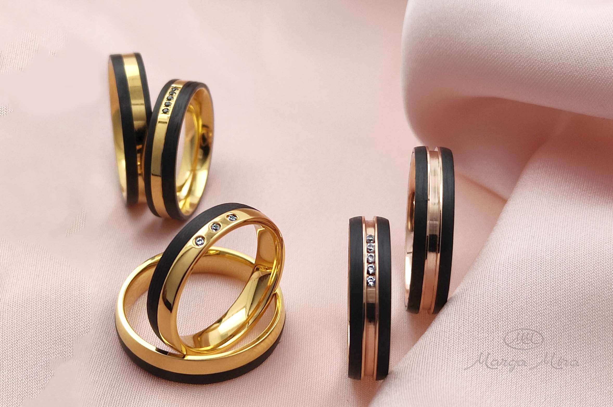 Alianzas de oro y carbono: cinco motivos para elegirlas como anillos de  matrimonio